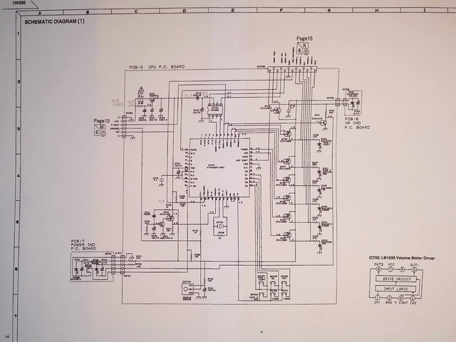 Front panel and cpu schematic diagram