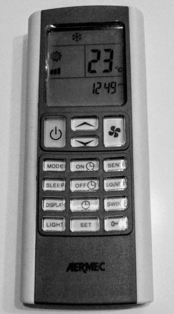 Aermec remote control A01
